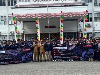 Tim Ekspedisi Patriot Universitas Padjadjaran (Patriot Unpad) bersama Bupati Fakfak, Samaun Dahlan, S.Sos., M.AP.,