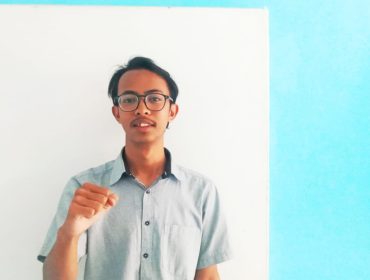 Koordinator Lapangan (Korlap) aksi, Robi Maulana.