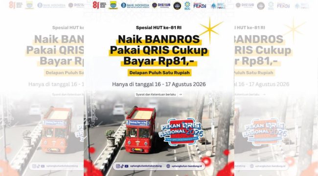 Program tarif khusus sebesar Rp. 81,- bagi seluruh pelanggan layanan Bandros.