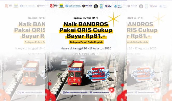 Program tarif khusus sebesar Rp. 81,- bagi seluruh pelanggan layanan Bandros.