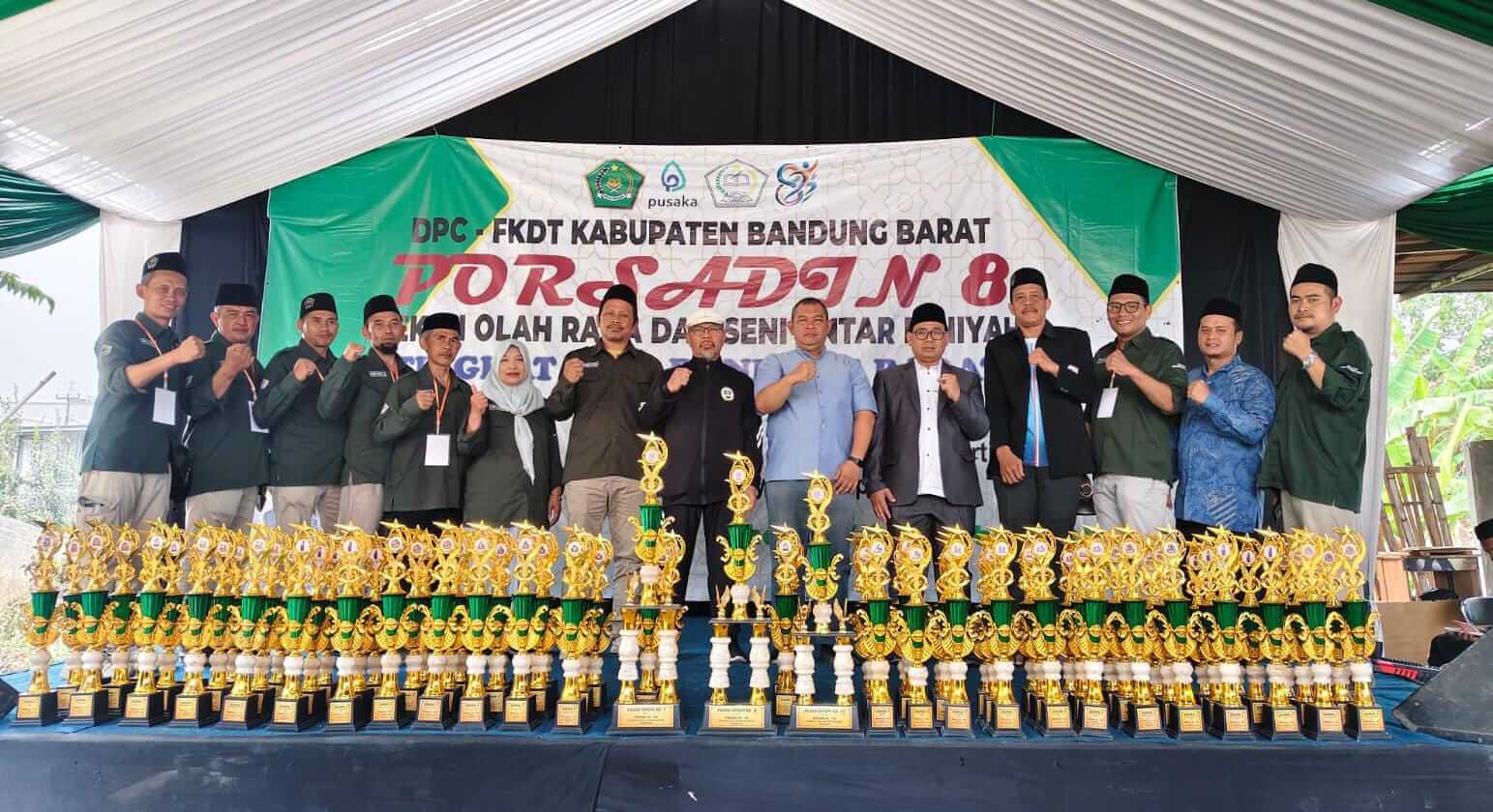 Gelaran Pekan Olahraga dan Seni Antar Diniyah (PORSADIN) Tingkat Kabupaten Bandung Barat.