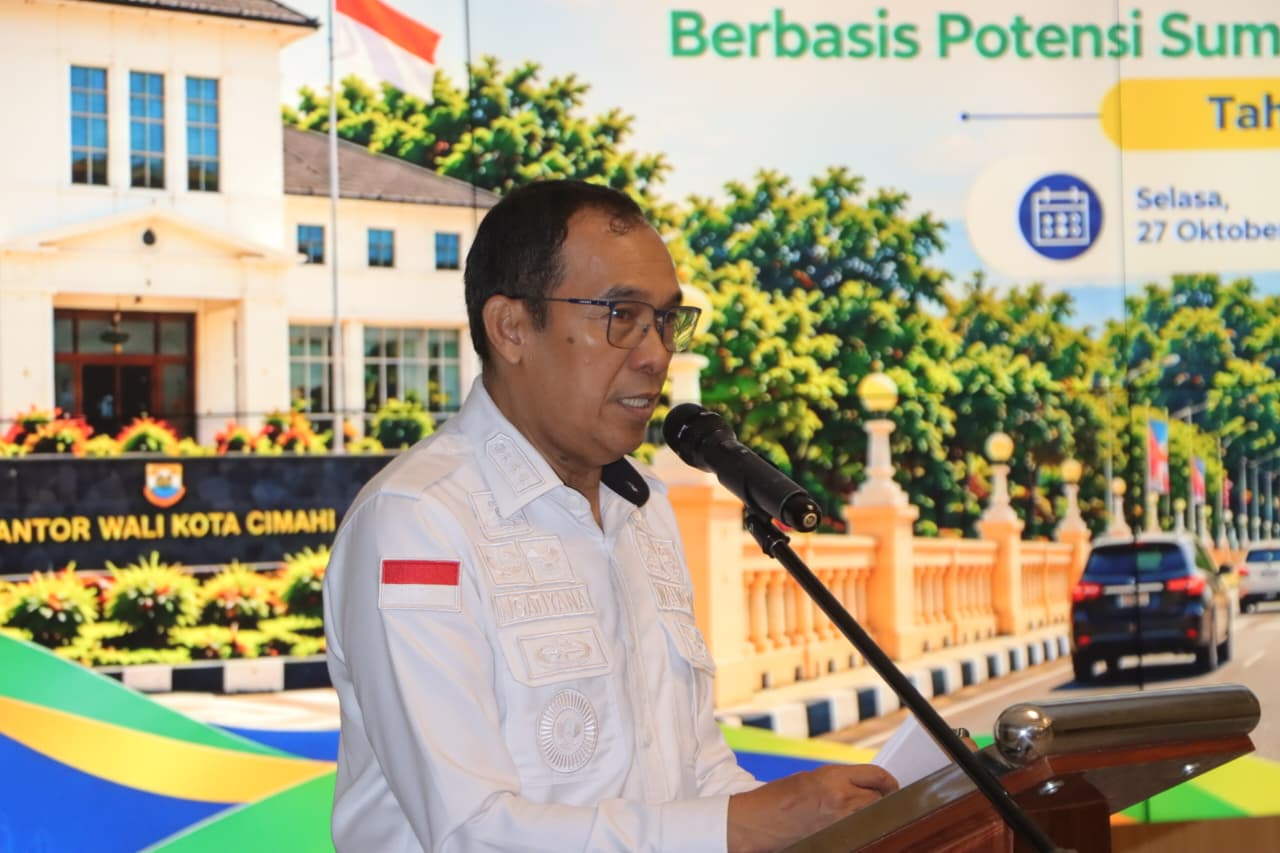 Wali Kota Cimahi Ngatiyana mengapresiasi kontribusi perangkat daerah, narasumber, dan seluruh peserta.