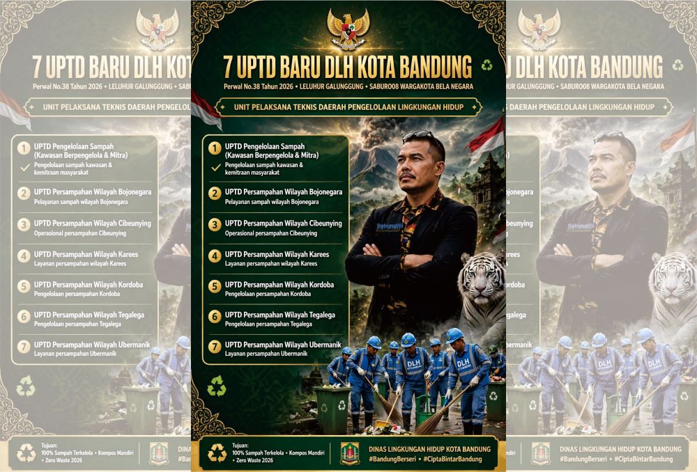 Ilustrasi - 7 UPTD Baru DLH Kota Bandung.