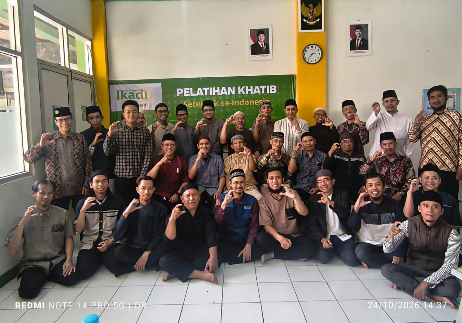 Ikatan Da’i Indonesia (IKADI) Kota Cimahi turut menyukseskan Pelatihan Nasional 10.000 Khatib IKADI.